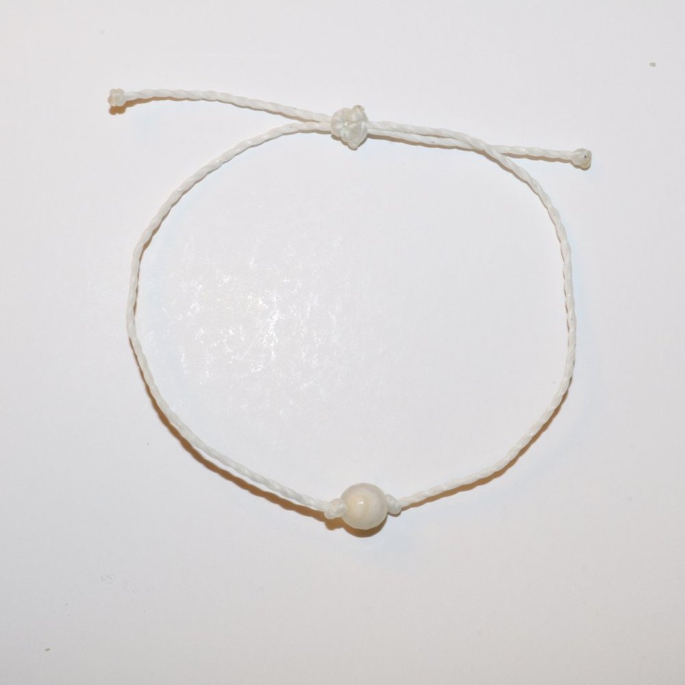 Yellow Sunstone Intention Bracelet - White